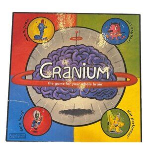 Cranium Board Game 4 Your Whole Brain 1998 Outrageous Draw Clay Preform Data